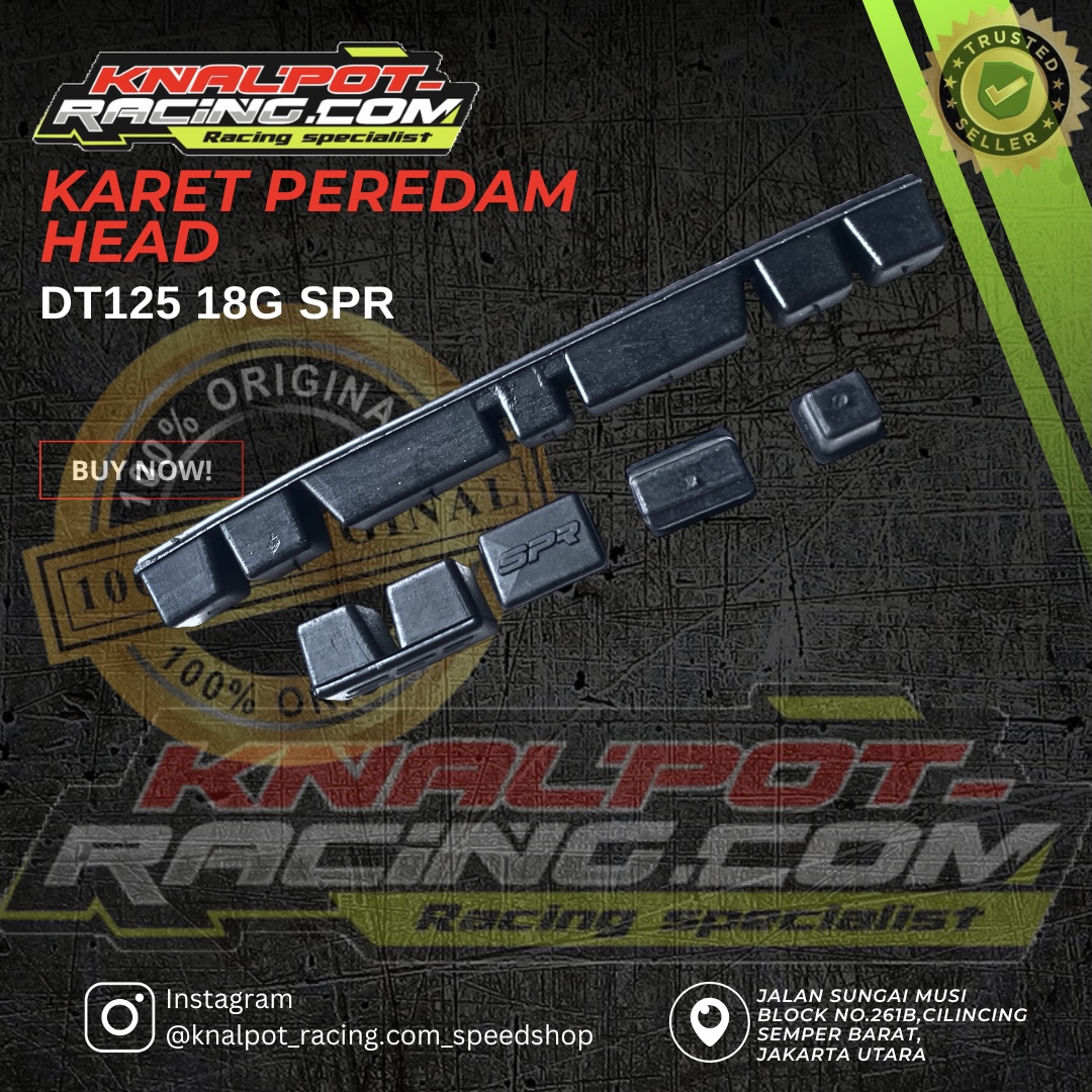 KARET PEREDAM HEAD DT125 18G SPR